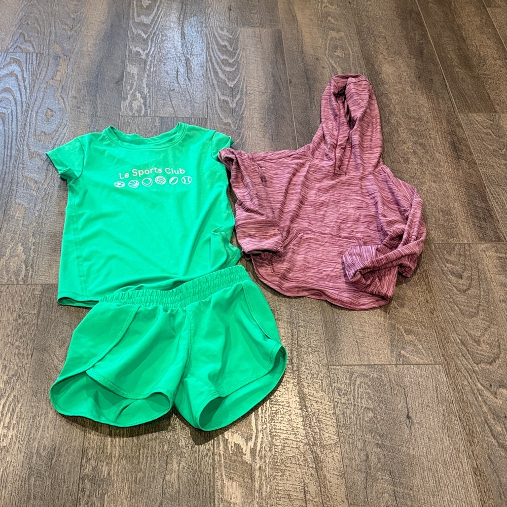 Girls Activewear 3 Piece Bundle All in Motion